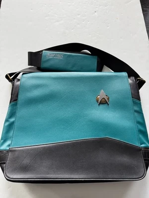 Bolso Mensajero/Laptop Vintage Star Trek The Next Generation Azul de The Coop Foto 1 de 4