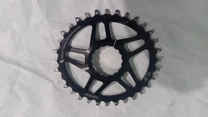 Wolf Tooth Oval Cinch DM 32T Drop-Stop A Boost RFC Chainring - Black - Picture 1 of 2