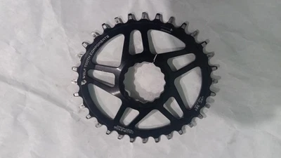 Wolf Tooth Oval Cinch DM 32T Drop-Stop A Boost RFC Chainring - Black - Image 1 of 2