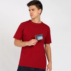 Leatherboss Leather Card Case with Clear ID Slot for Men & Women - Picture 1 of 1