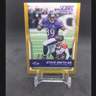 2016 1/99!! Score Jumbo Gold Zone Steve Smith Sr #25 Ravens - Image 1 of 2
