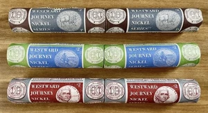 2005-2006 Westward Journey Nickel P + D 6 U.S. Mint Sealed Roll Set! Bison! - Picture 1 of 1