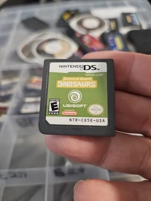 Battle of Giants: Dinosaurs (Nintendo DS, 2008) solo juego (PROBADO) E15 Foto 1 de 2
