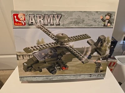 Sluban Army M38-B0298 Army Helicopter Building Blocks Set 199 Pcs Ages 6+ - Image 1 of 4