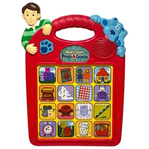 Raro 1998 Blues Clues Press & Guess Picture Game Fisher Price juguete preescolar - Imagen 1 de 2