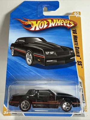 Hot Wheels 2010 New Models 1986 Chevy Monte Carlo SS Black J7 - Image 1 of 2