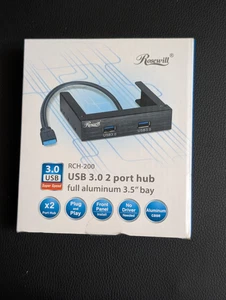 NEW Rosewill USB 3.0  2 Port Hub for Desktop case - Afbeelding 1 van 3