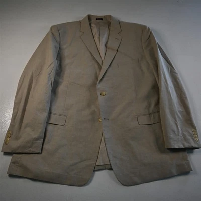 Blazer Traje Chaqueta Abrigo Deportivo Saddlebred 52L Caqui 100% Algodón Para Hombre Foto 1 de 4