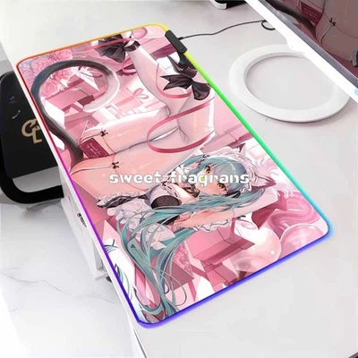 Sexy Unkind Maid Large Anime NIKKE LED Privaty Mouse Pad RGB Keyboard Desk Mat - Image 1 of 4
