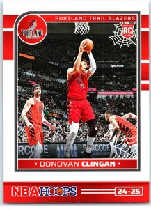 #261 Donovan Clingan RC Portland Trail Blazers 2024-25 Panini NBA Haunted Hoops - Picture 1 of 2