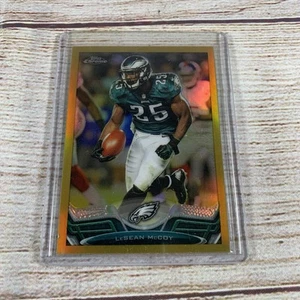 2013 Topps Chrome Lesean McCoy #15 Gold Refractor/50 Eagles - Imagen 1 de 2