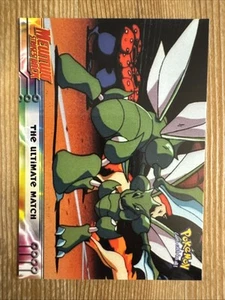 1999 Topps Pokemon Mewtwo Strikes Back #34 The Ultimate Match Black Logo NM - Picture 1 of 2