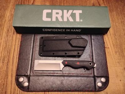 CRKT Razel Fixed Blade Cleaver Chisel Knife Full Tang 2.9"D2 Blade 6 3/4"OA 4037 - Image 1 of 4
