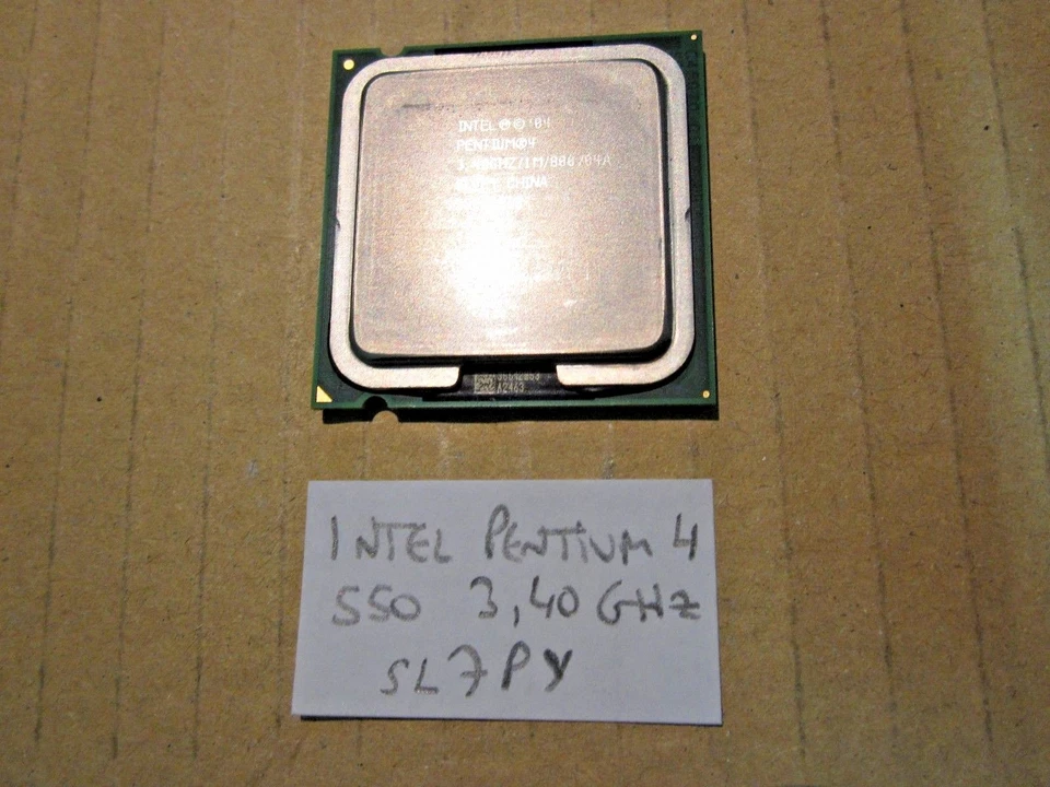 Procesador Intel Pentium 4 550 3,40 GHz Prescott Socket 775 SL7PY - Imagen 1 de 1