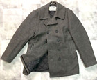 Schott Us 740N Pea Coat Gray Jacket Size 38