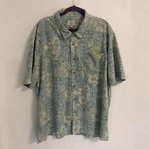 TRADER BAY Men’s Floral Short Sleeve Casual Shirt Size XXL - Picture 1 of 11