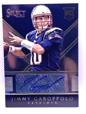 JIMMY GAROPPOLO 2014 PANINI SELECT ROOKIE RC AUTOGRAPH 4/99 - Image 1 of 2