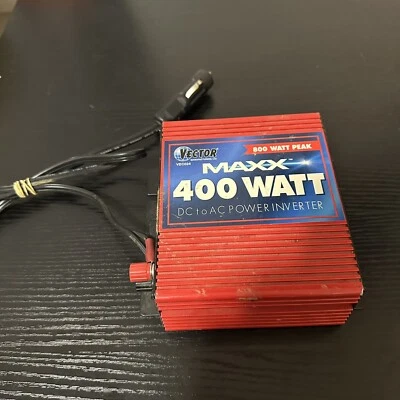Vector MAXX SST 400 watt DC to AC POWER INVERTER VEC024 800 Watt PEAK 12V - Used - Image 1 of 3