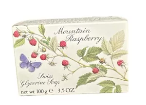 Crabtree & Evelyn Mountain Raspberry 3.5 OZ Swiss Glycerin Soap - Picture 1 of 7