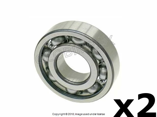 PORSCHE 356A 356B 356C 356SC (1956 - 1965) 轮轴承后 L & R (2) 原始设备制造商 — 第 1/1 张图片