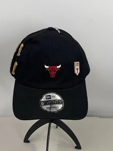 New Era 9Twenty Chicago Bulls Hat 6X NBA Champions Pins Strapback New - Picture 1 of 8