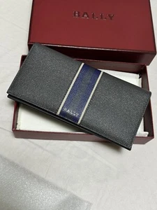 BALLY Men's Long Wallet (BALIRO) Genuine Leather RRP £250 Swiss Made New - Picture 1 of 14