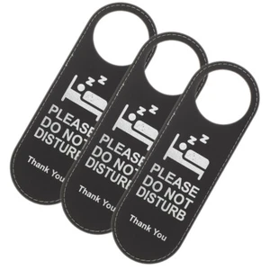 3Pcs Door Sign for Hotel Do Not Disturb Make Up Room Signs - Picture 1 of 12
