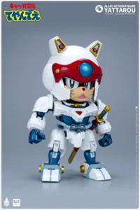 HEATBOYS Samurai Pizza Cat Yattarou Alloy Mecha Collectible Figure Set - Picture 1 of 19