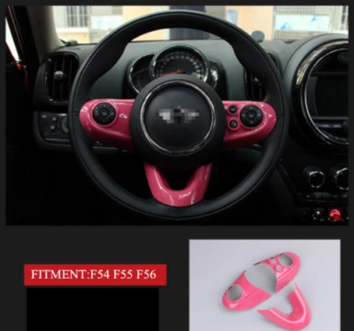 Candy color steering wheel decorative cover Mini Cooper F55 f56 f54 United jack - Image 1 of 4