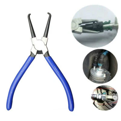 Lösezange Benzinleitung Kraftstofffilter Wechsel Zange Lösewerkzeug Blau - Grau - Bild 1 von 4