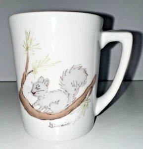 Hand-Painted Squirrel On A Tree Branch Coffee/Tea/Cocoa Mug – Signed Ginnia - Picture 1 of 10