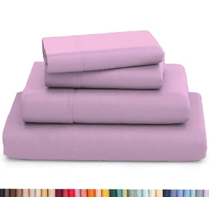 Premium Bamboo 4 Piece Sheet Set, 2200 Series, Silky Soft & Cooling - No Wrinkle - Picture 1 of 37