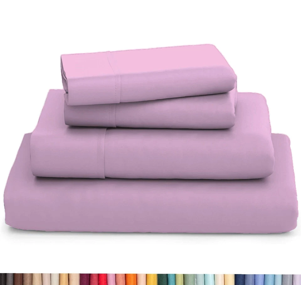 Premium Bamboo 4 Piece Sheet Set, 2200 Series, Silky Soft & Cooling - No Wrinkle - Image 1 of 1