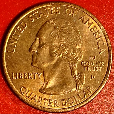 2002-D INDIANA STATE QUARTER OBV. CLAD LAYER MISSING ERROR 4.6 GRAMS - Image 1 of 2