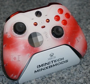 Elite Custom Painted "Red & White" Xbox One Series 2 Microsoft Controller 1797 B1 - Bild 1 von 6
