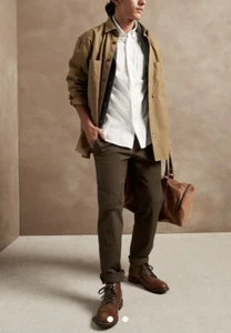 NWT BANANA REPUBLIC MEN'S SLIM OXFORD SHIRT, Size XXL (2XLarge) | $65 - Picture 1 of 6