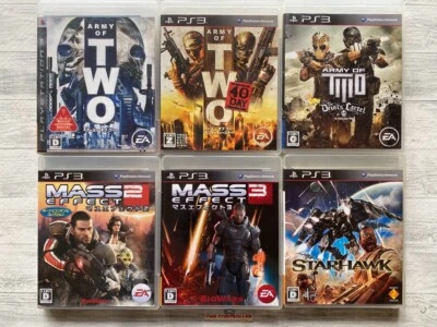 SONY PS3 Army of Two & Mass Effect 2 3 & Starhawk set from Japan - Image 1 of 4