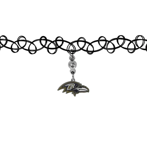 Baltimore Ravens Knotted Choker Necklace (NFL) Licensed Jewelry Cover