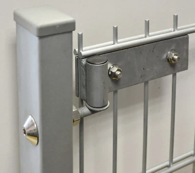 Doppelstabmattenzaun Torband Torbeschlag Umbaubeschlag Scharnier Zauntür Garten - Bild 1 von 4