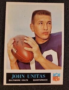 1965 Philadelphia Johnny Unitas #12, Nice Card, HOF!