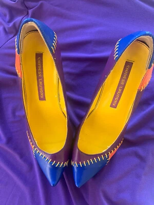 Bomba plataforma retazos multicolor LAVANDERÍA CHINA - tamaño US/8M Foto 1 de 4