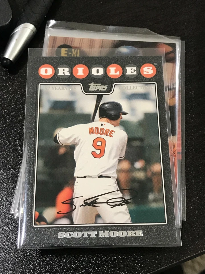  2008 Topps Black #537 Scott Moore/57 orioles! kv31! - Image 1 of 1