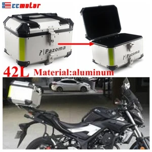 Motorcycle Top Case Storage Tool Box Waterproof Luggage Scooter Trunk Storage - Picture 1 of 10