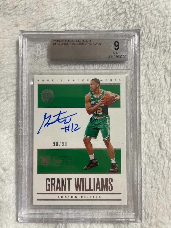 Grant Williams Encased auto /99 BGS 9 mint - Image 1 of 2