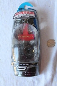 MARVEL TITANIUM SERIES DIECAST BLACK SPIDER MAN 3 FIGURE 2007 MISB NEW Metal Fig - Picture 1 of 5