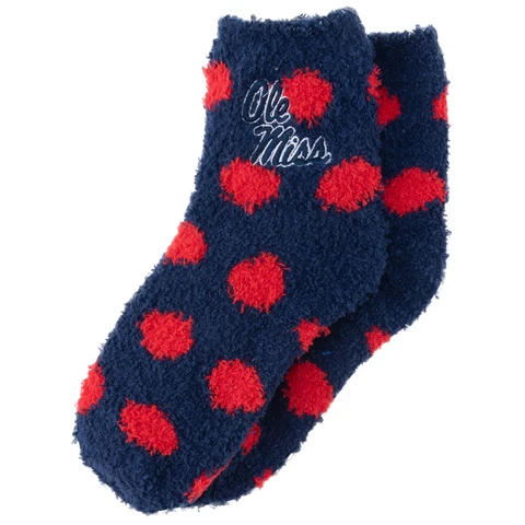 Youth ZooZatz Ole Miss Rebels Fuzzy Crew Socks Cover