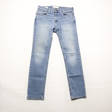 Hollister Men's Size 31x32 Blue Skinny Fit Medium Wash Cotton Blend Stretch Jean