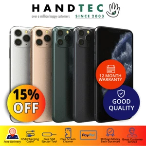 Apple iPhone 11 Pro Max 64GB 256GB 512GB, All Colours - 15% EXTRA OFF - GOOD B+ - Picture 1 of 5