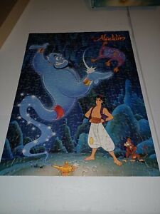 Vintage Walt Disney Aladdin Genie Robin Williams 200 Piece Jigsaw Puzzle. 5/22