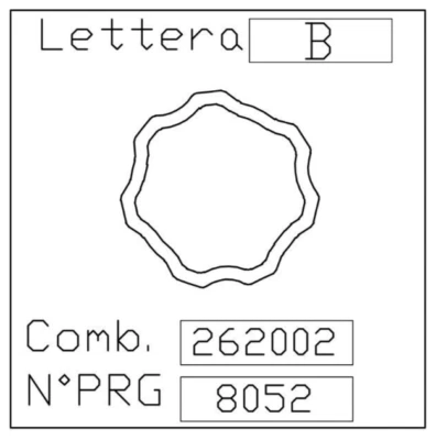 For Maserati FREE FEDEX 2 DAY 8052 (B) OEM Replace Wheel Lock Key Ghibli Levante - Image 1 of 3
